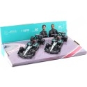 Cochesdemetal.es 2024 Mercedes-AMG F1 W15 E Performance SET Nº44 Lewis Hamilton + Nº63 George Russell 1:43 Bburago 18-38201
