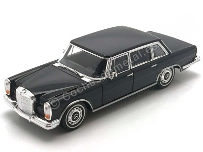 1963 Mercedes-Benz 600 (W100) Negro - Escala 1:24 fabricado por Welly