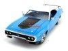 1971 Plymouth Road Runner 440 Azul/Blanco 1:18 Auto World AMM1012 Cochesdemetal 5 - Coches de Metal 