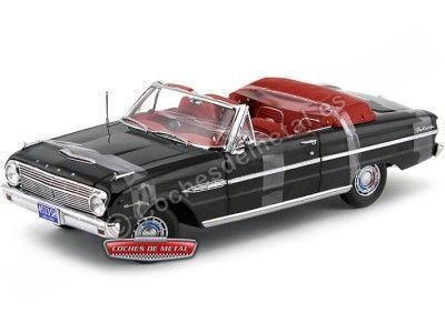 Cochesdemetal.es 1963 Ford Falcon Futura Open Cabriolet Raven Black 1:18 Sun Star 4533