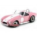 Cochesdemetal.es 1966 Shelby Cobra 427 S/C "Firmado por Carroll Shelby" Rosa 1:18 Shelby Collectibles 114F