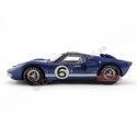 Cochesdemetal.es 1966 Ford GT40 Mark II Nº6 Bianchi/Andretti 24h LeMans Azul/Amarillo 1:18 Shelby Collectibles 416