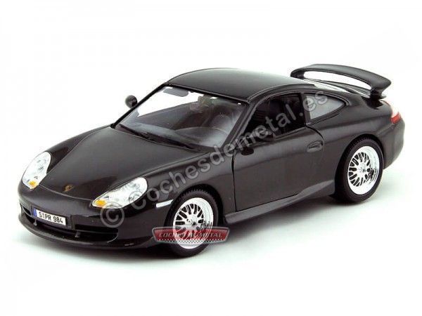 Cochesdemetal.es 1997 Porsche 911 (996) GT3 Strasse Negro 1:18 Bburago 12040