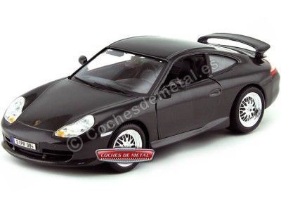 Cochesdemetal.es 1997 Porsche 911 (996) GT3 Strasse Negro 1:18 Bburago 12040 2