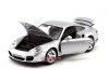 Cochesdemetal.es 1999 Porsche 911 (966) Turbo Gris Metalizado 1:18 Bburago 12030