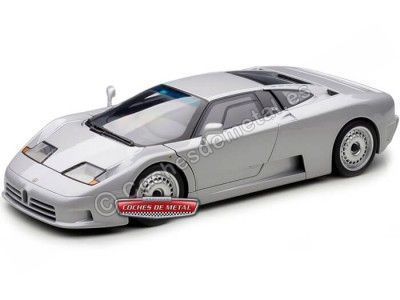 Cochesdemetal.es 1991 Bugatti EB110 GT Silver 1:18 AUTOart 70979