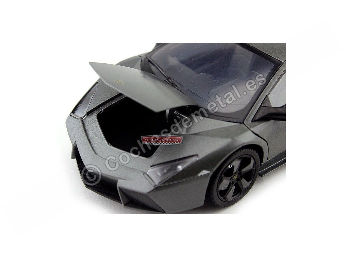 2008 Lamborghini Reventon Gris 1:18 Motor Max 79155