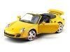 Cochesdemetal.es 2008 Porsche 911 Turbo Cabriolet Amarillo 1:18 Motor Max 73183