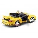 Cochesdemetal.es 2008 Porsche 911 Turbo Cabriolet Amarillo 1:18 Motor Max 73183