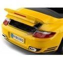 Cochesdemetal.es 2008 Porsche 911 Turbo Cabriolet Amarillo 1:18 Motor Max 73183