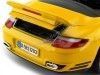 Cochesdemetal.es 2008 Porsche 911 Turbo Cabriolet Amarillo 1:18 Motor Max 73183