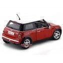 CARSDEMETAL.ES 2004 MINI COPER R50 RED-WHITE 1:18 MOTEUR MAX 73114