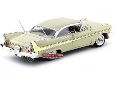 Cochesdemetal.es 1958 Plymouth Fury Beige 1:18 Motor Max 73115 2