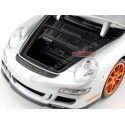 Cochesdemetal.ES 2006 Porsche 911 (997) GT3 RS Gris 1:18 Welly 18015