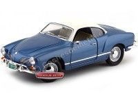 1966 Volkswagen Karman-Ghia Azul Metalizado 1:18 Yat Ming 92198