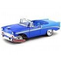 Cochesdemetal.es 1956 Chevrolet Bel Air Open Convertible Azul 1:18 Lucky Diecast 92128