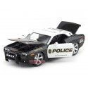 Cochesdemetal.es 2006 Dodge Challenger Hemi 6.1 Concept Police Blanco-Negro 1:18 Maisto 31365