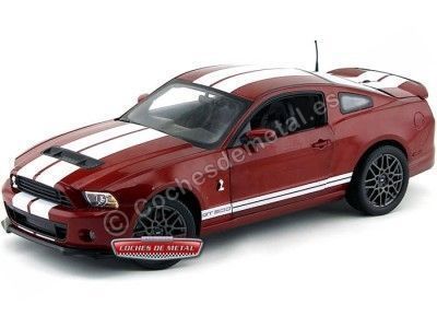 Cochesdemetal.es 2013 Ford Shelby GT 500 Candy Red 1:18 Shelby Collectibles 396