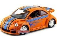 1999 Volkswagen New Beetle CUP Naranja 1:18 Bburago 12058