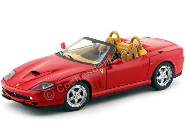 Maisto Hot wheels Ferrari 550 Barchetta Pininfarina Black Elite Edition 1/18 Model Car by Hotwheels 