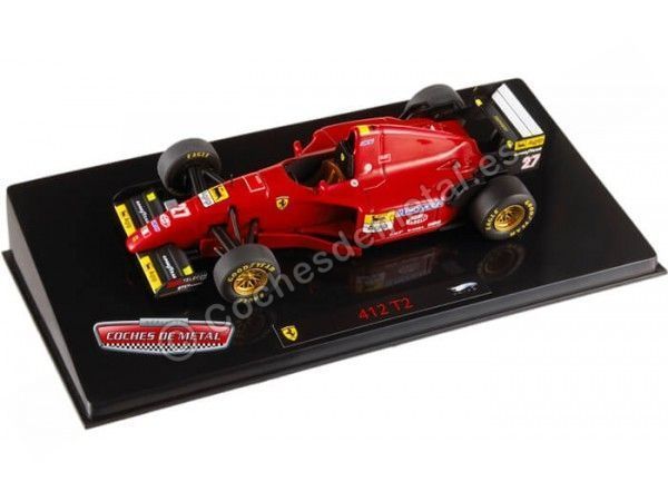 1995 Ferrari F412 T2 Jean Alesi 1:43 Hot Wheels Elite P9946 Cochesdemetal 1 - Coches de Metal 