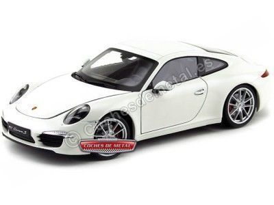 Cochesdemetal.es 2012 Porsche 911 (991) Carrera S Blanco 1:18 Welly 18047