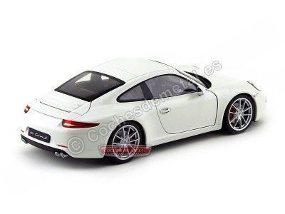 Cochesdemetal.es 2012 Porsche 911 (991) Carrera S Blanco 1:18 Welly 18047 2