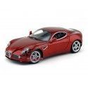 Cochesdemetal.es 2007 Alfa Romeo 8C Competizione Rojo Metalizado Welly 18013