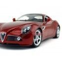 Cochesdemetal.es 2007 Alfa Romeo 8C Competizione Rojo Metalizado Welly 18013