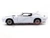 Cochesdemetal.es 1972 Pontiac Firebird Trans AM Blanco-Azul 1:18 Welly 12566