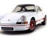 Cochesdemetal.es 1973 Porsche 911 Carrera RS Blanco 1:18 Welly 18044