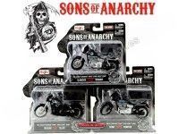 SET 3 Motocicletas Harley-Davidson TV Series Sons of Anarchy 1:18 Maisto 35024A