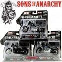 Cochesdemetal.es SET 3 Motocicletas Harley-Davidson TV Series Sons of Anarchy 1:18 Maisto 35024A