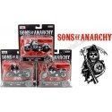 Cochesdemetal.es SET 3 Motocicletas Harley-Davidson TV Series Sons of Anarchy 1:18 Maisto 35024B