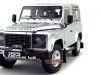 Cochesdemetal.es 2010 Land Rover Defender 90 TDI Indus Silver 1:18 Kyosho 08901S