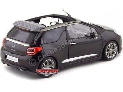 Cochesdemetal.es 2013 Citroen DS3 Cabrio Negro-Gris 1:18 Norev 181545 2