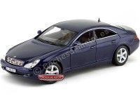 2004 Mercedes-Benz CLS-Clases C219 Azul Metalizado 1:18 Maisto 36696