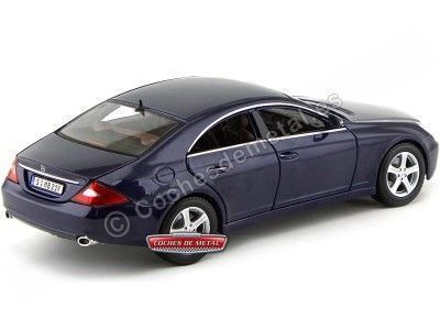 Cochesdemetal.es 2004 Mercedes-Benz CLS-Class C219 Azul Metalizado 1:18 Maisto 36696 2