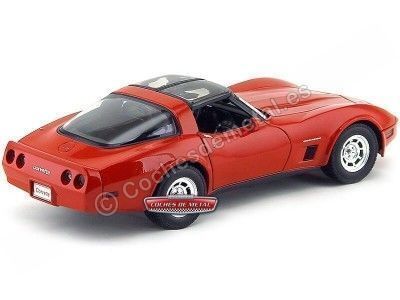 Cochesdemetal.es 1982 Chevrolet Corvette Coupe Rojo 1:18 Welly 12546 2