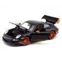 Cochesdemetal.ES 2006 Porsche 911 (997) GT3 RS NEGRO 1:18 Welly 18015