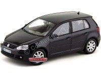 2005 Volkswagen Golf V Negro Metalizado 1:18 Welly 12548