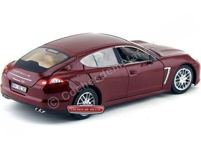 Cochesdemetal.es 2013 Porsche Panamera 4S Turbo Granate 1:18 MZ Models 2017 2