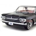 Cochesdemetal.es 1963 Chevrolet Corvair Coupe Tuxedo Black 1:18 Sun Star 1484