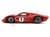 Cochesdemetal.es 1967 Ford GT40 Mark IV Nº1 Gurney/Foyt Ganador 24h LeMans Rojo 1:18 Shelby Collectibles 423