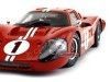 Cochesdemetal.es 1967 Ford GT40 Mark IV Nº1 Gurney/Foyt Ganador 24h LeMans Rojo 1:18 Shelby Collectibles 423