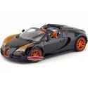 Cochesdemetal.es 2014 Bugatti Veyron 16.4 Grand Sport Vitesse Negro 1:18 Rastar 43900