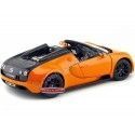 Cochesdemetal.es 2014 Bugatti Veyron 16.4 Grand Sport Speed ​​Naranja 1:18 Rastar 43900