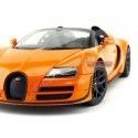 Cochesdemetal.es 2014 Bugatti Veyron 16.4 Grand Sport Speed ​​Naranja 1:18 Rastar 43900