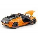 Cochesdemetal.es 2014 Bugatti Veyron 16.4 Grand Sport Speed ​​Naranja 1:18 Rastar 43900