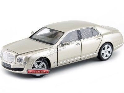 Cochesdemetal.es 2014 Bentley Mulsanne Champagne 1:18 Rastar 43800